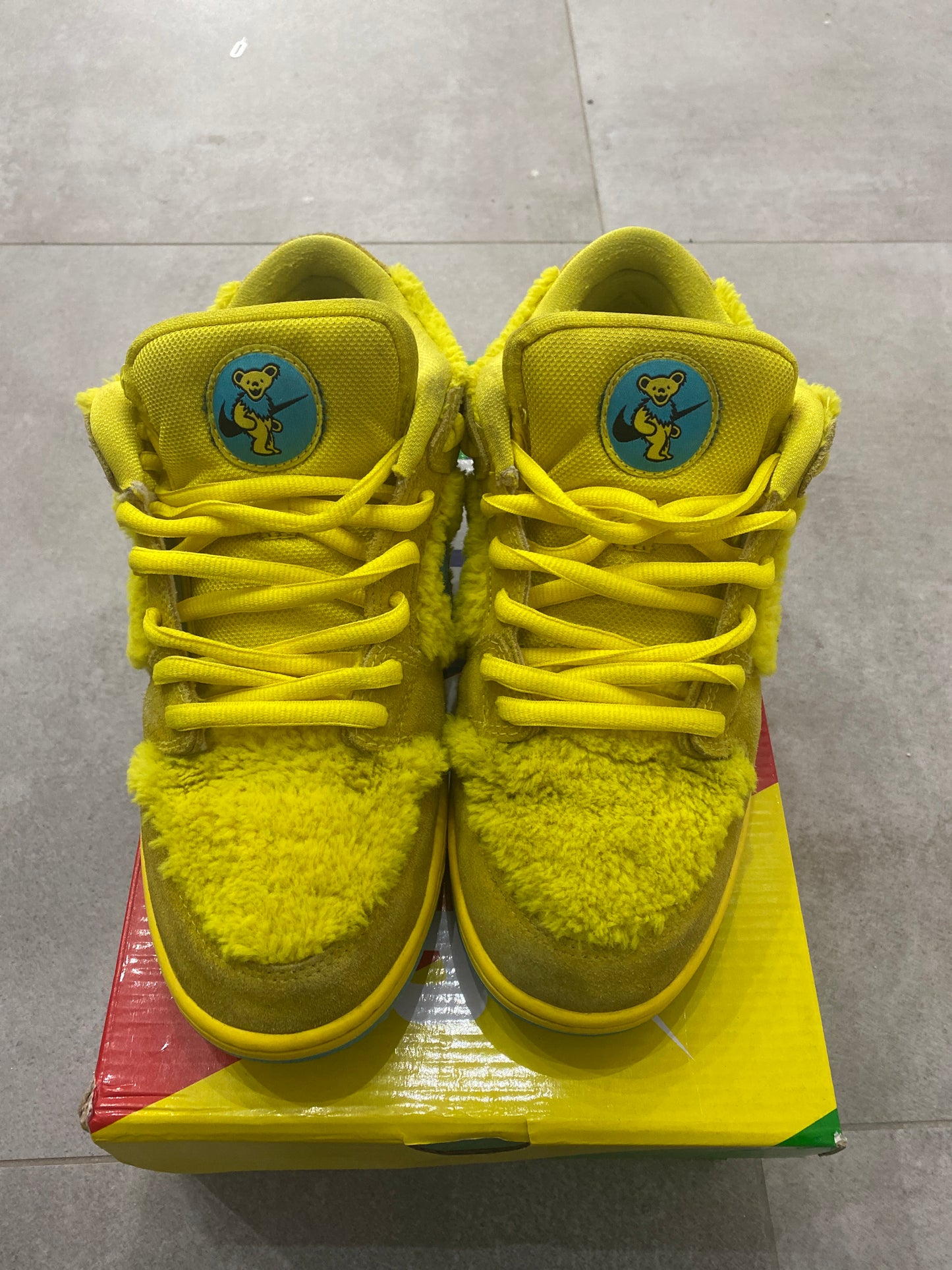 Dunk SB x Grateful Dead Opti Yellow