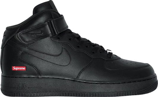 Nike Air Force 1 Mid x Supreme 'Box Logo - Triple Black'