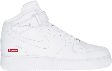 Nike Air Force 1 Mid x Supreme 'Box Logo - Triple White'