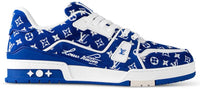 Louis Vuitton Trainer Blue Monogram Textile