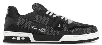 Louis Vuitton Black Damier 3D Denim Trainer