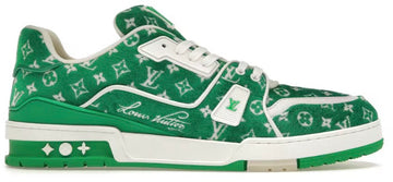 Louis Vuitton Trainer Green Textile