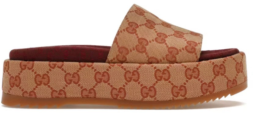 Gucci GG Supreme Platform Sandal