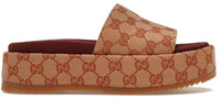 Gucci GG Supreme Platform Sandal