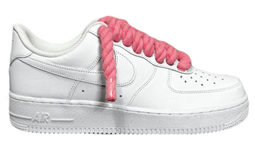 Nike Air Force 1 Low White "Pink Rope Laces"