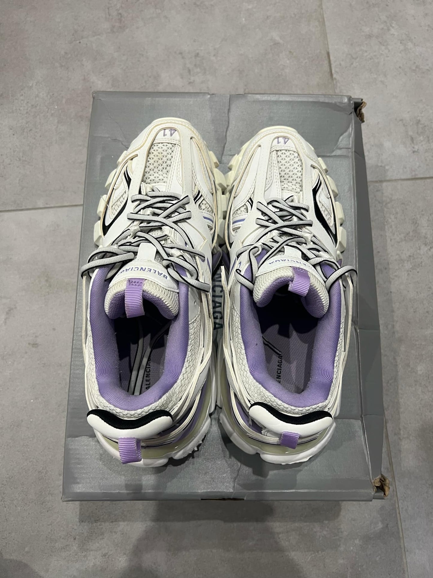 Balenciaga Track White/Violet