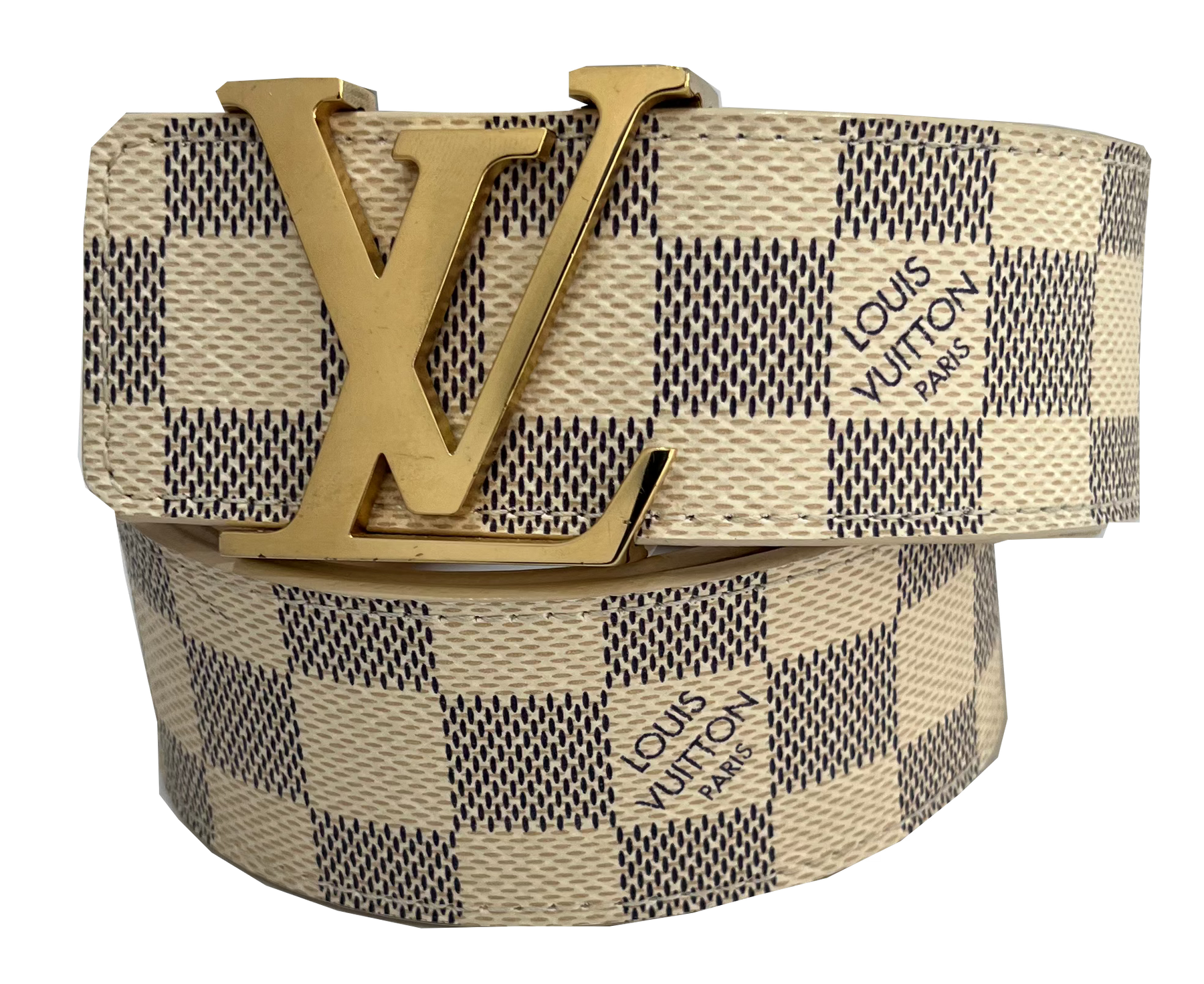 Louis Vuitton Monogram Beige Belt