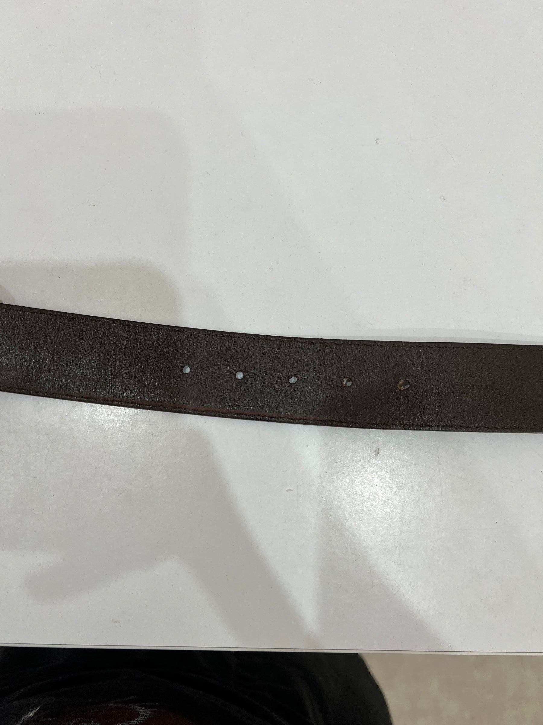 Louis Vuitton Damier Ebene Canvas LV Initiales Belt