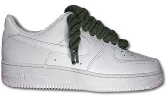 Nike Air Force 1 Low White "Khaki Rope Laces"