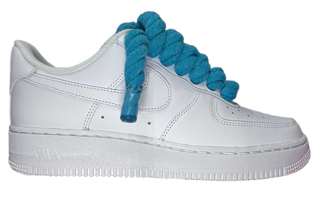 Air Force 1 White "Teal Rope"