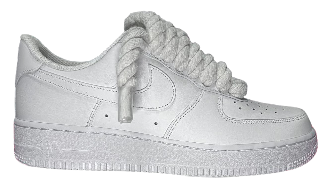 Nike Air Force 1 Low White "White Rope Laces"