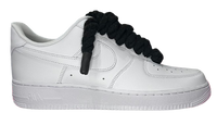 Nike Air Force 1 Low White "Black Rope Laces"