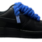 Air Force 1 Black "Blue Rope"