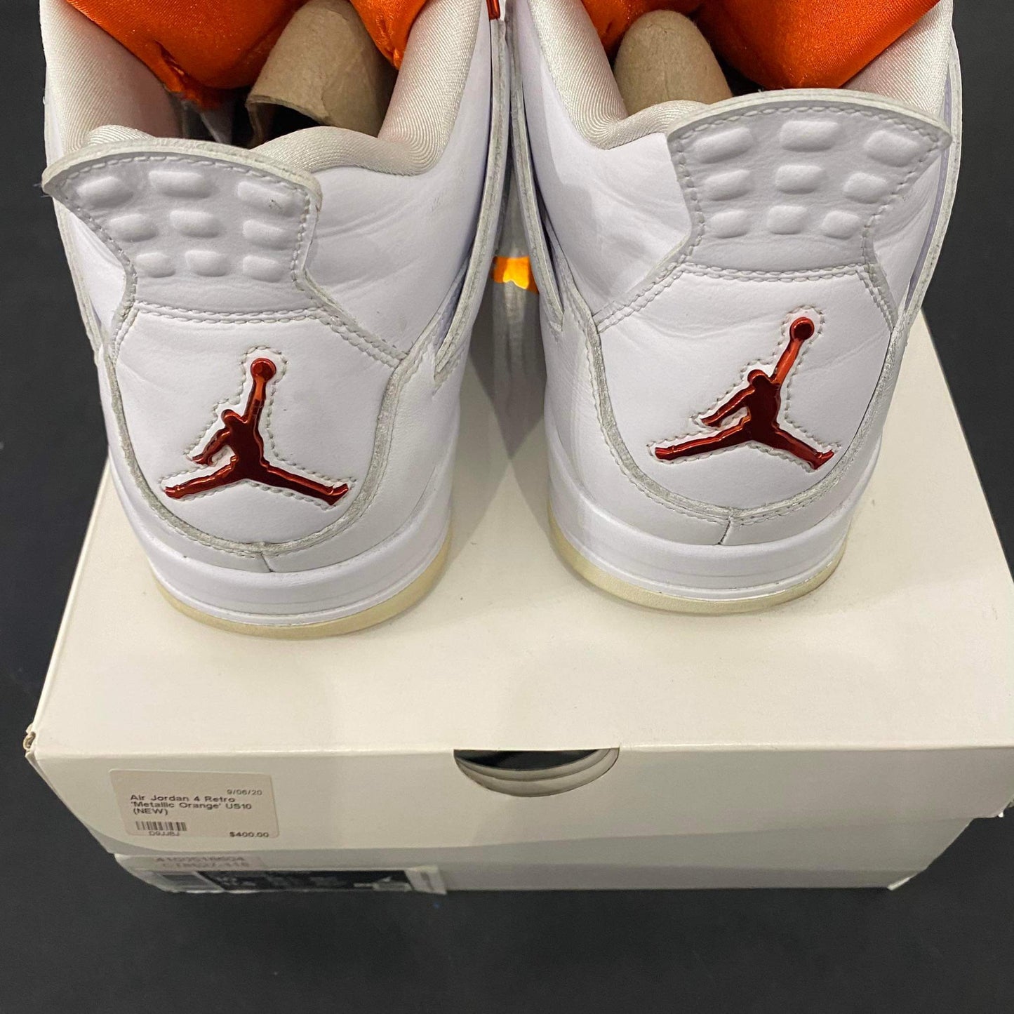 Air Jordan 4 Metallic Orange