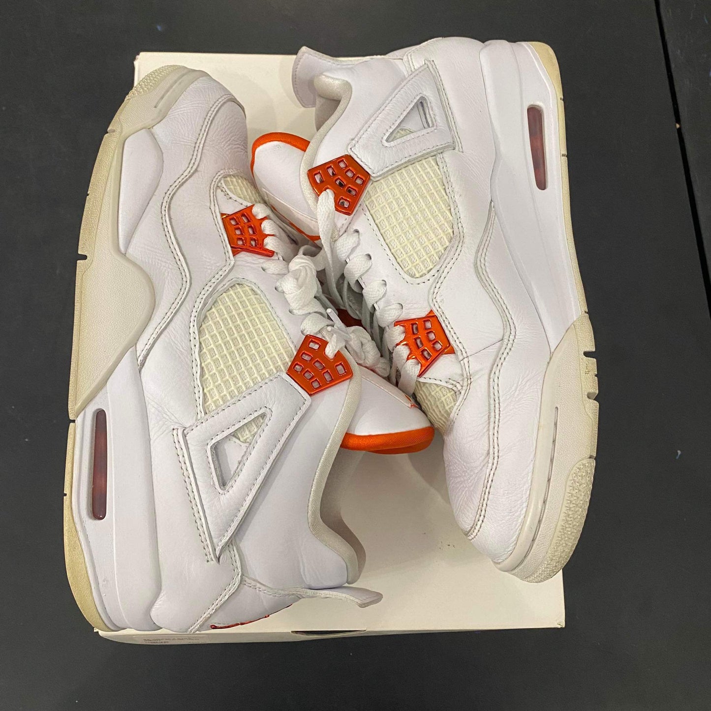 Air Jordan 4 Metallic Orange