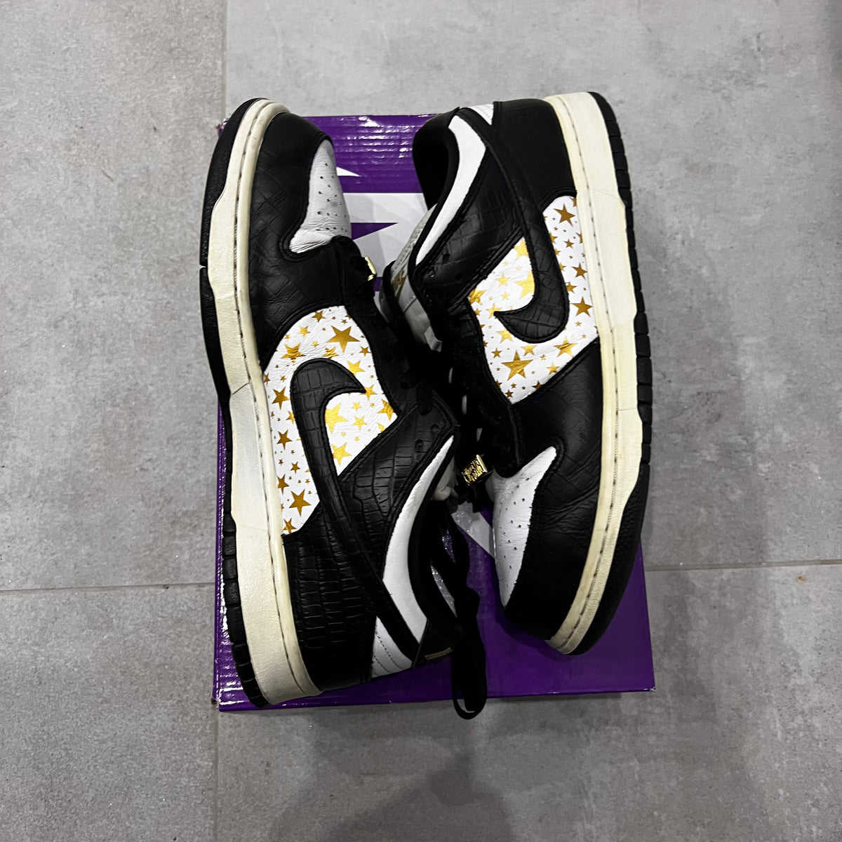 Nike Dunk SB x Supreme Stars Black