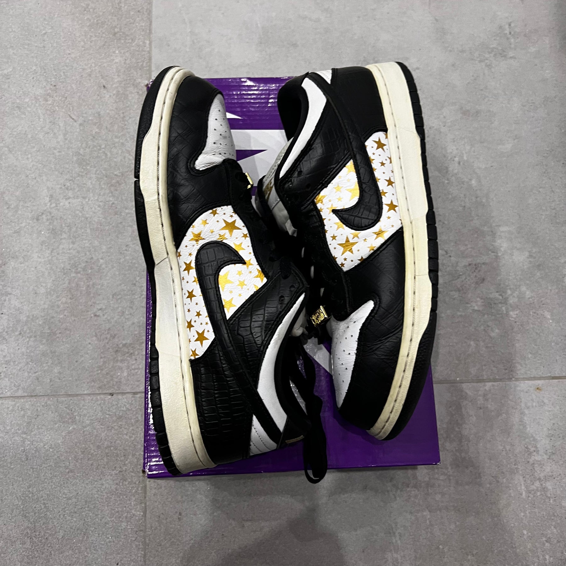 Nike Dunk SB x Supreme Stars Black