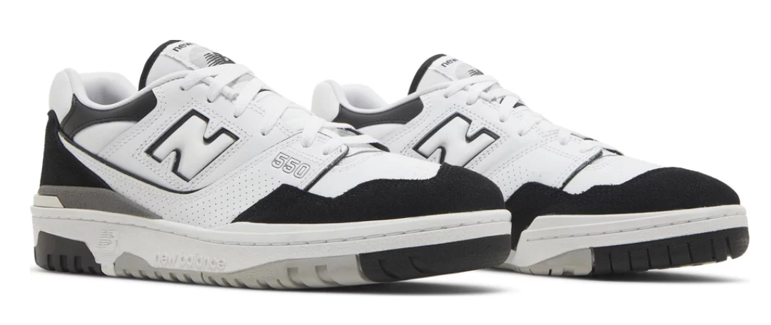 New Balance 550 White Black Rain Cloud