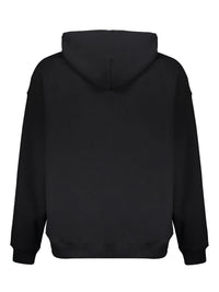 Off White Bookish Flowers Hoodie Black