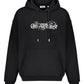 Off White Bookish Flowers Hoodie Black