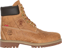 Supreme x Timberland 6 Inch Premium Waterproof Boot 'Embossed Diamond Plate - Wheat
