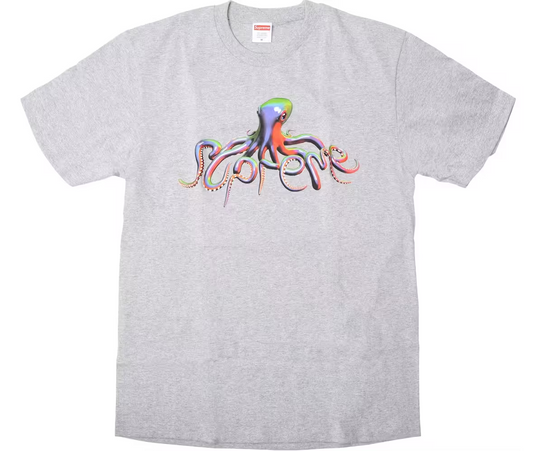 Supreme Tentacles Tee Grey