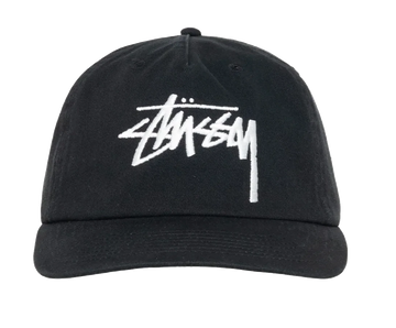 Stussy Mid Depth Cap Shadow Black