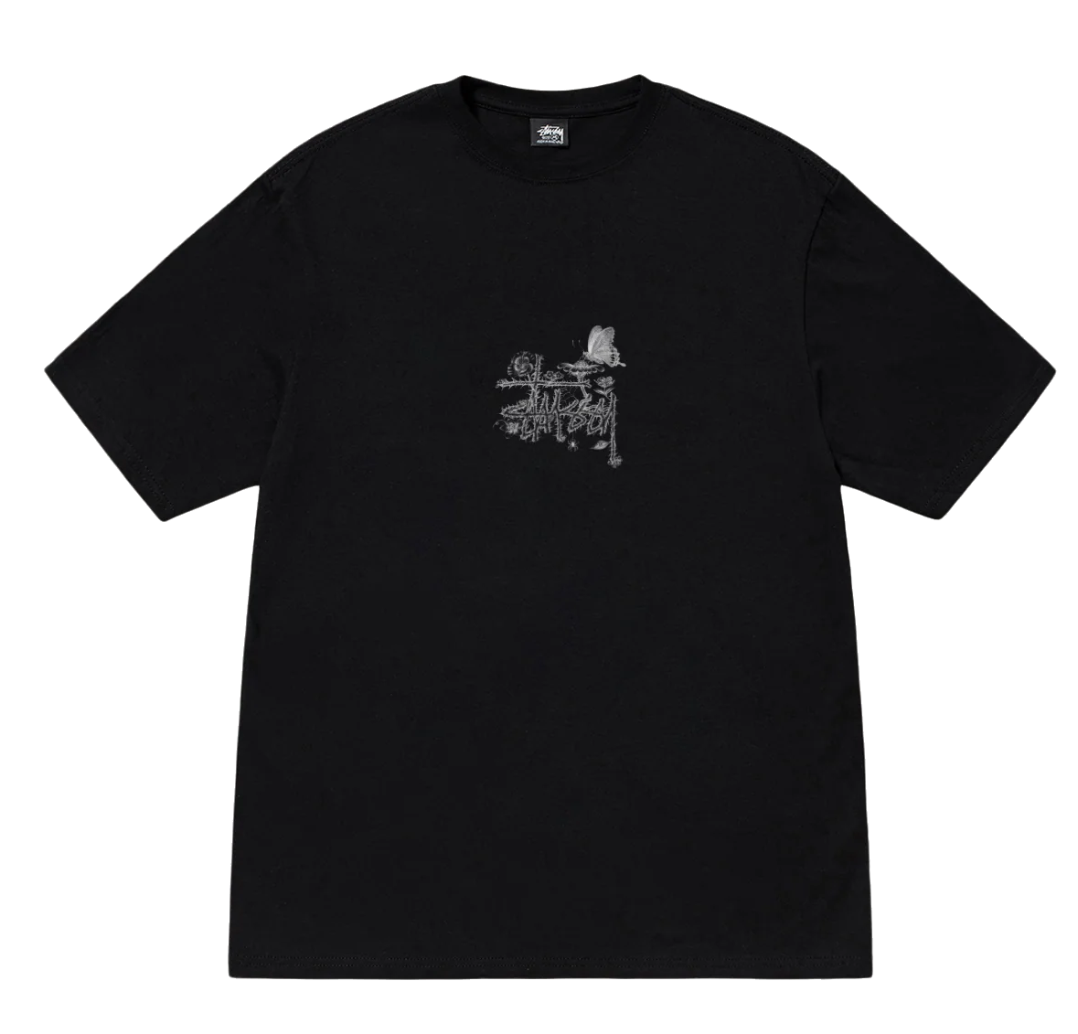 Stussy In Bloom Black Tee