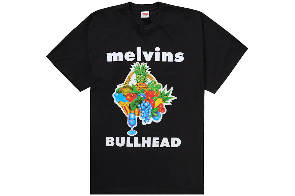 Supreme Melvins Bullhead Black Tee