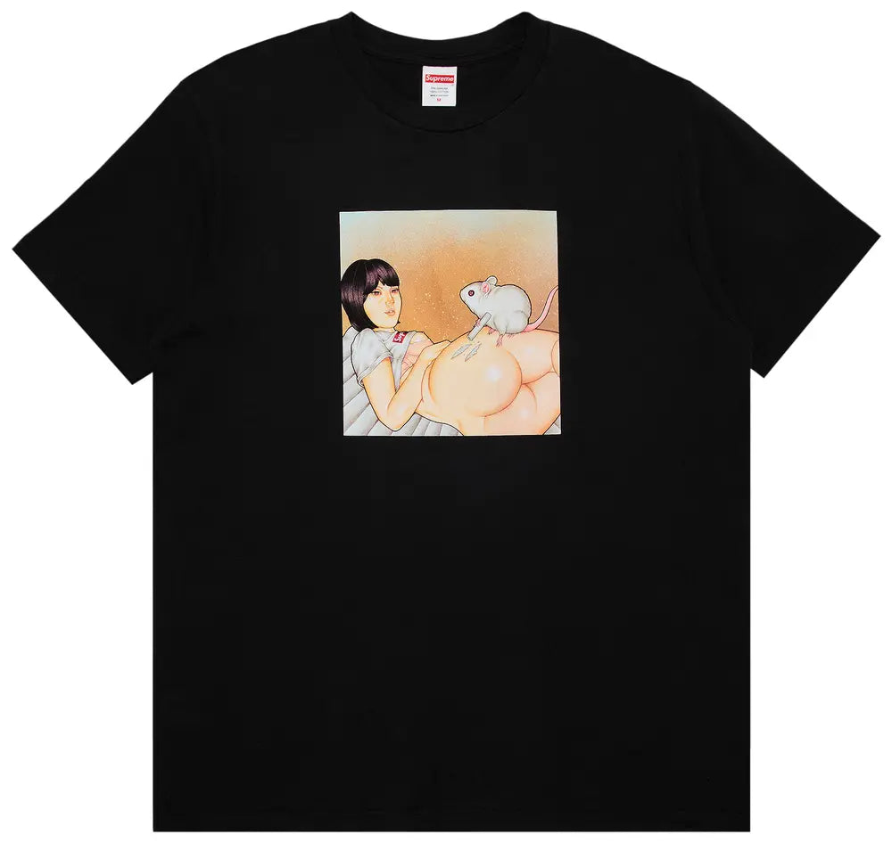 Supreme Mouse Black Tee