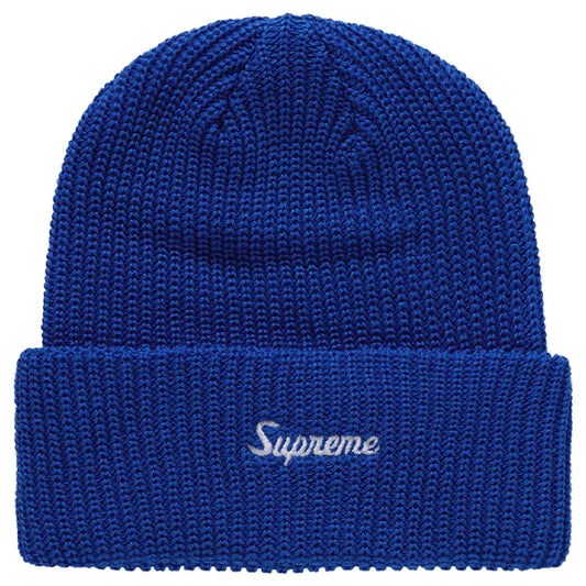 Supreme Loose Gauge Blue Beanie