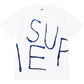 Supreme Painted White Tee