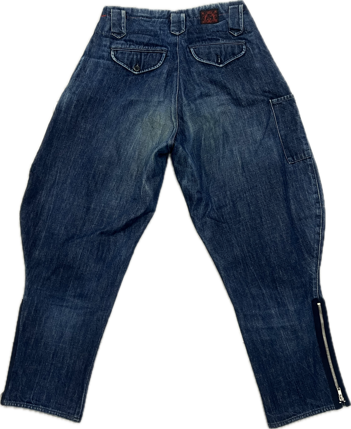 Evisu Raw Denim Jeans Pants Japanese Pattern Baggy Denim