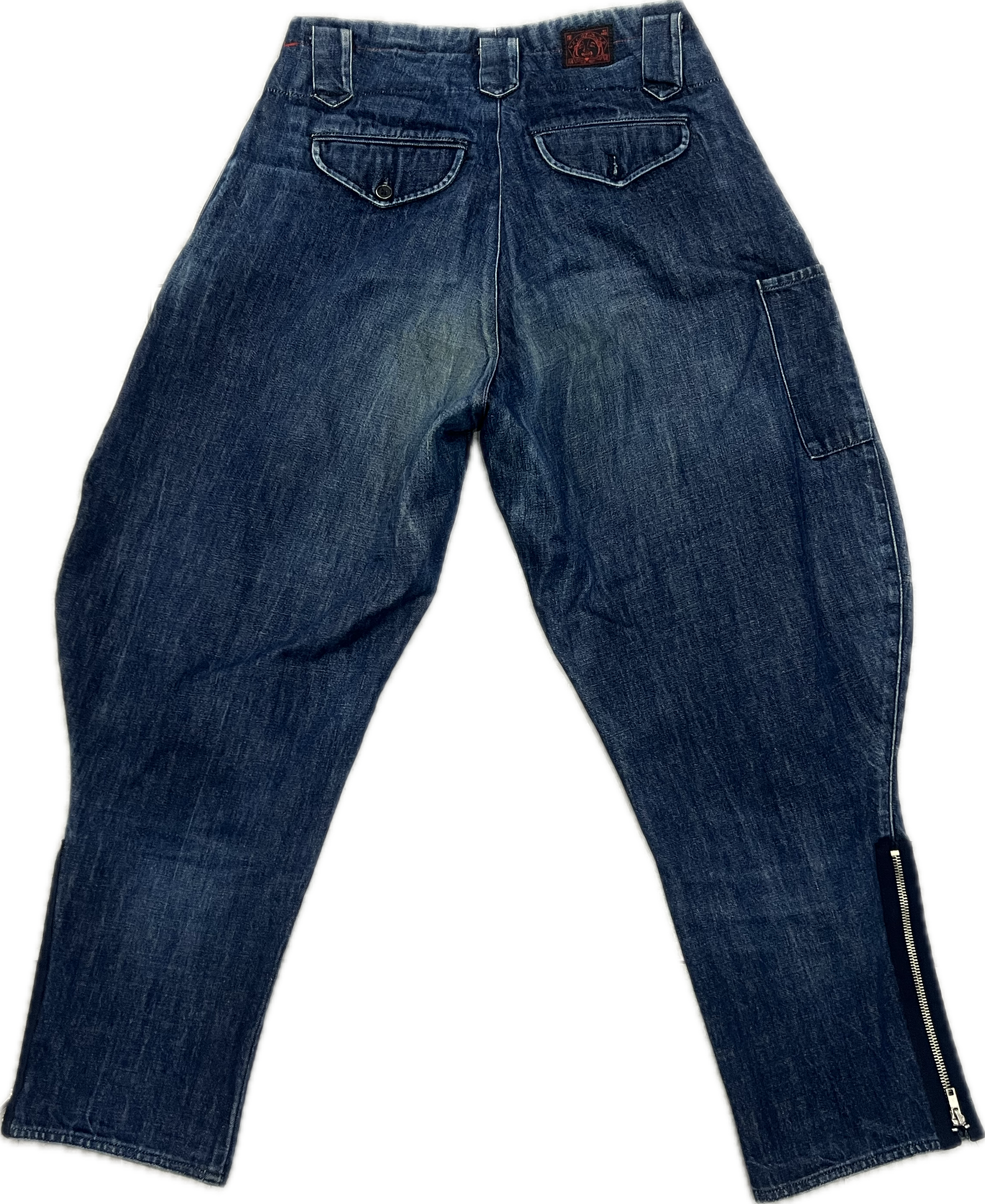 Evisu Raw Denim Jeans Pants Japanese Pattern Baggy Denim