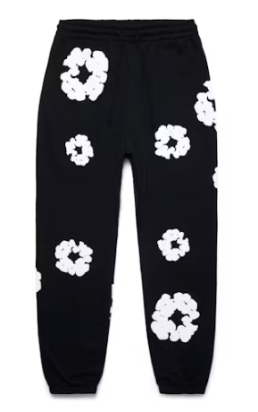 Denim Tears The Cotton Wreath Sweatpants Black