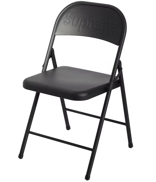 A copy of the Supreme Metal Black Chair