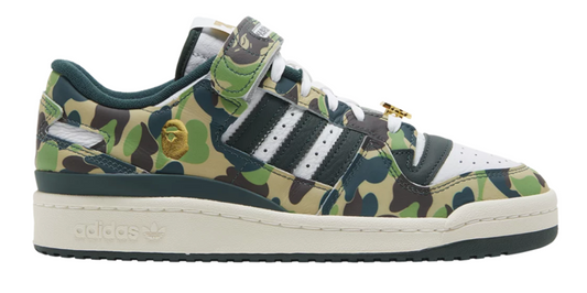 Adidas Forum 84 Low Bape 30th Anniversary Green Camo