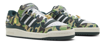 Adidas Forum 84 Low Bape 30th Anniversary Green Camo