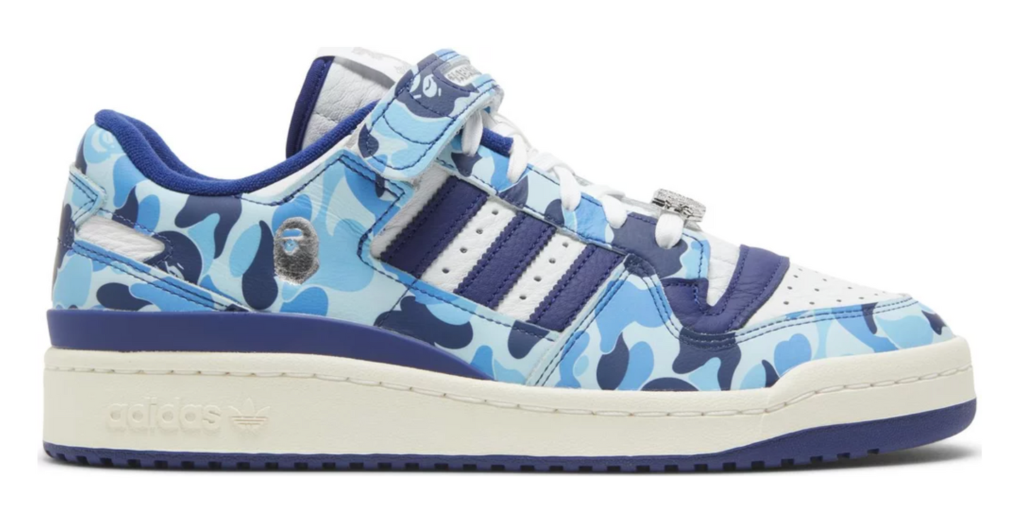 Adidas Forum 84 Low Bape 30th Anniversary Blue Camo