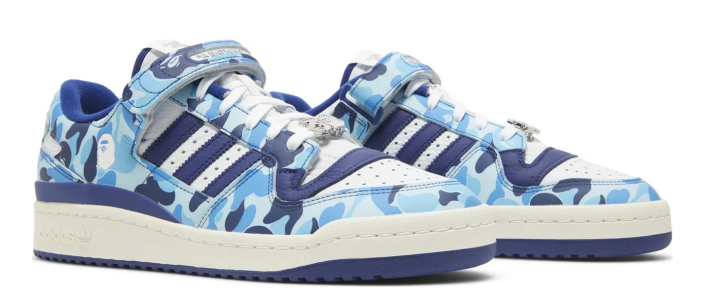 Adidas Forum 84 Low Bape 30th Anniversary Blue Camo