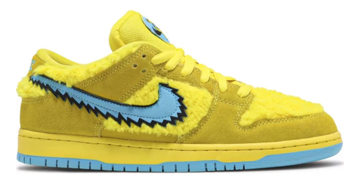 Nike Dunk Low SB Grateful Dead Bears Opti Yellow