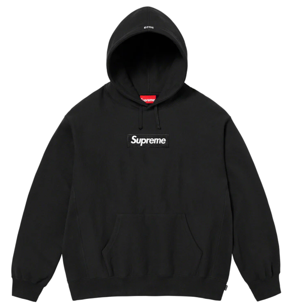 Supreme Box Logo Hooded Sweatshirt Black (FW24)