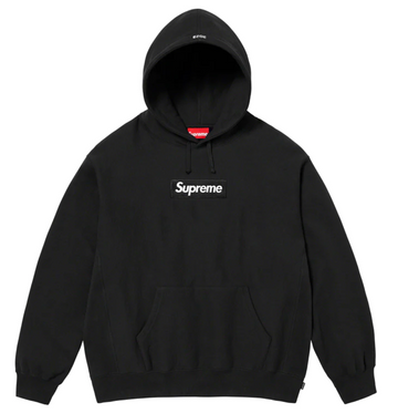 Supreme Box Logo Hooded Sweatshirt Black (FW24)