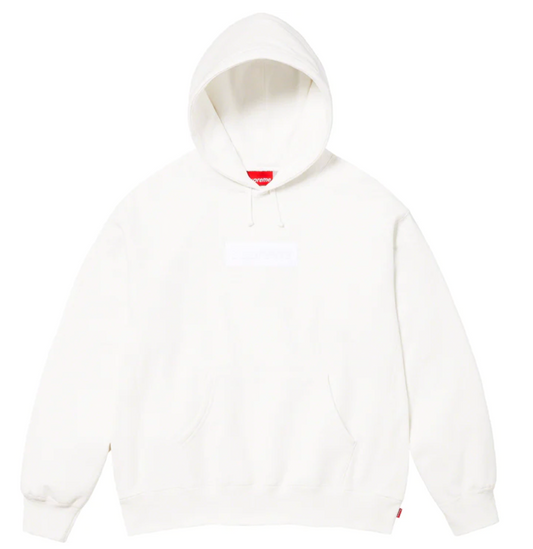 Supreme Box Logo Hooded Sweatshirt White