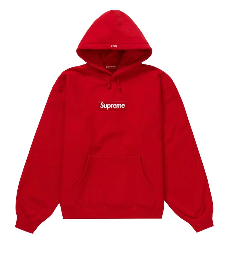 Supreme Box Logo Hooded Sweatshirt Red