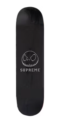 Supreme Skeleton Skateboard Deck Black