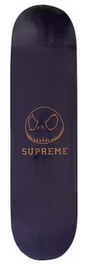 Supreme Skeleton Skateboard Deck Purple