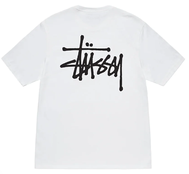 Stussy Basic Logo Tee White