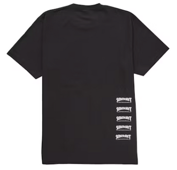 Supreme Thrasher Back Tail Black T-shirt