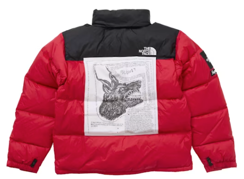 Supreme The North Face Nuptse Red Jacket